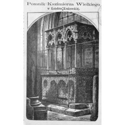 "Pomnik Kazimierza Wielkiego w Katedrze Krakowskiej."
