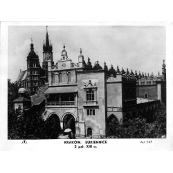Kraków. Sukiennice 2 połowa XIII wieku / "KRAKÓW. SUKIENNICE 2 poł. XIII w. Fot. CAF"