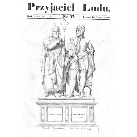 "Pomnik Mieczysława i Bolesława Chrobrego."