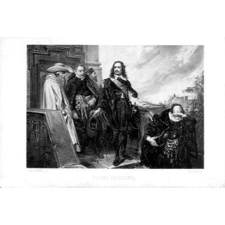 Pożar Krakowa w 1655 roku / "POŻAR KRAKOWA."