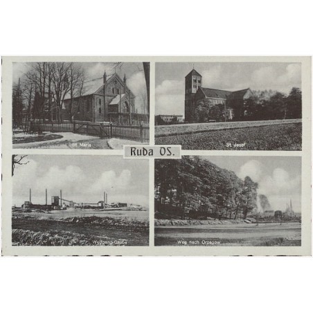 Ruda OS. St. Maria. St. Josef. Wolfgang-Grube. Weg nach Orzegow