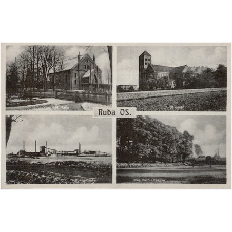 Ruda OS. St. Maria. St. Josef. Wolfgang-Grube. Weg nach Orzegow