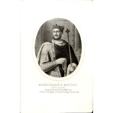 Mieczysław II Gnuśny król Polski / "MIECZYSŁAW II GNUŚNY KRÓL POLSKI Panował od roku 1025 do 1034 roku."