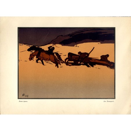 "Der Transport." / "Воэка древен." / Zwózka drewna