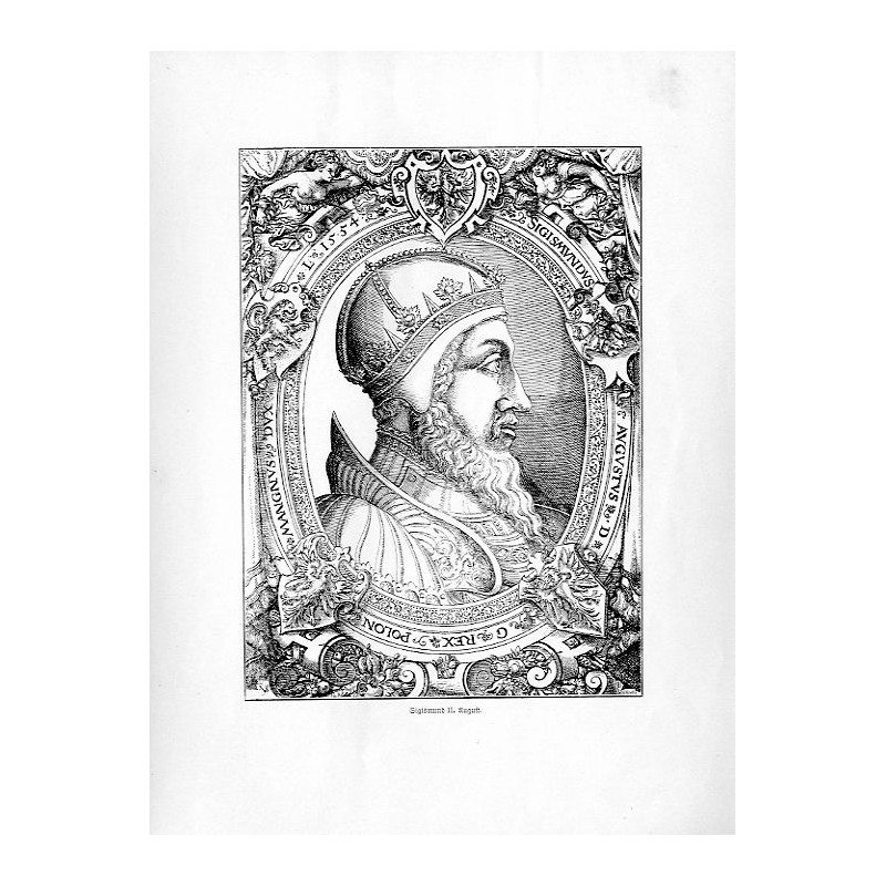 "Sigismund II. August. / nach dem Stich des Virgil Solis in der k. k. Hofbibliothek zu Wien"