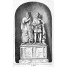 "Standbilder der Könige Mieczislaw und Boleslaw in der "Goldenen Kapelle" zu Posen."