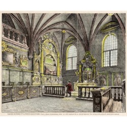 Kaplica Batorego w katedrze krakowskiej / "KAPLICA BATOREGO W KATEDRZE KRAKOWSKIÉJ. Kopia z obrazu Gryglewskiego, który w r. 186