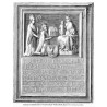Tablica erekcyjna w kościele wiślickim / "TABLICA EREKCYJNA W KOŚCIELE WIŚLICKIM. (Rysował z natury Lewicki)."