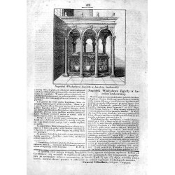 "Nagrobek Władysława Jagiełły w katedrze krakowskiéj."