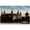 Kraków. Rotunda przy Bramie Floryańskiej. / leporello: Wawel - Königschloss. Teatr miejski - Stadt. Theater. Rynek z kościołem M