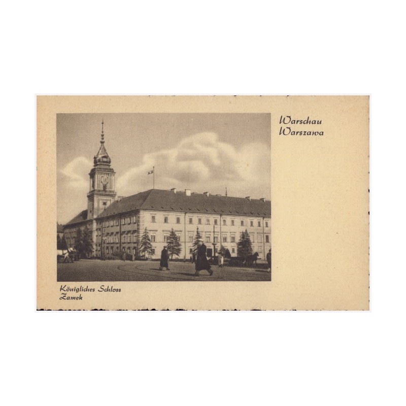 Warschau. Warszawa. Königlisches Schloss. Zamek