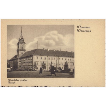 Warschau. Warszawa. Königlisches Schloss. Zamek