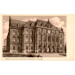 Kraków. Uniwersytet Jagielloński. Cracovie. L'université. / Rewers: Fot. Mucha.