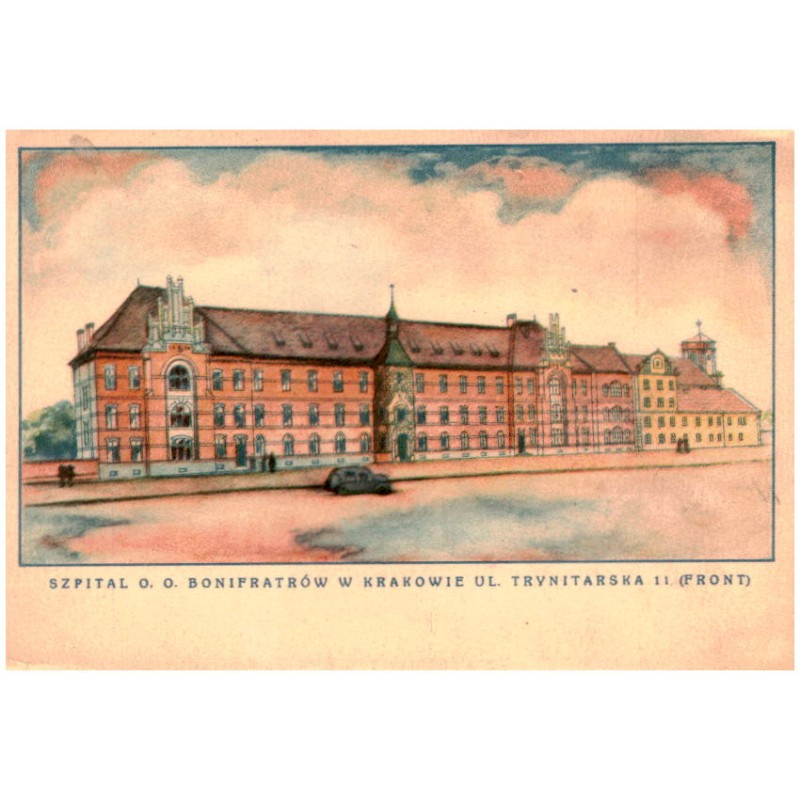 Szpital O. O. Bonifratrów w Krakowie ul. Trynitarska 11 (front)