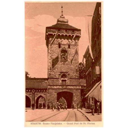 Kraków. Brama Florjańska. - Grand Port de St. Florien