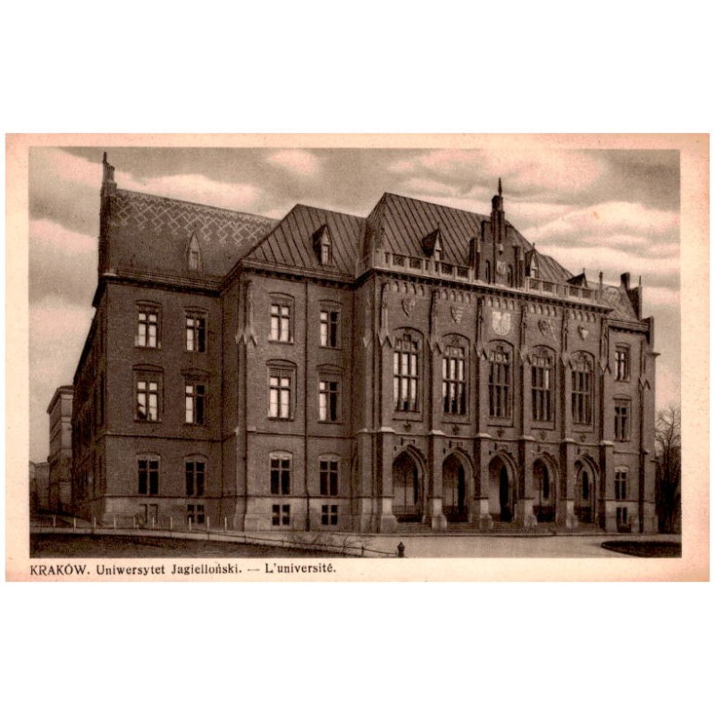 Kraków. Uniwersytet Jagielloński. - L'université.