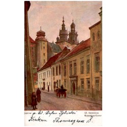 Kraków. Ul. Kanonicza. Kanonicza-Gasse