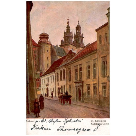 Kraków. Ul. Kanonicza. Kanonicza-Gasse