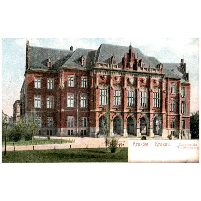 Kraków - Krakau Universität. Uniwersytet.
