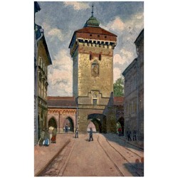 Kraków. Brama Floryańska. Florianer-Tor