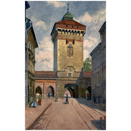 Kraków. Brama Floryańska. Florianer-Tor