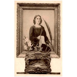 Kraków. Obraz Św. Katarzyny Męczenniczki z III w., z dużą relikwią Jej ręki - w kościele OO. Reformatów.