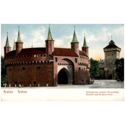 Kraków - Krakau. Rotunda przy bramie Floryańskiej. Rondell und Florianer-Thor