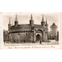 Kraków. Rondel i brama floryańska. - La Bastion prés de la porte des Floriens.