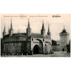 Kraków Rotunda przy bramie Floryanskiej. Rondell und Florianer-Thor 11685