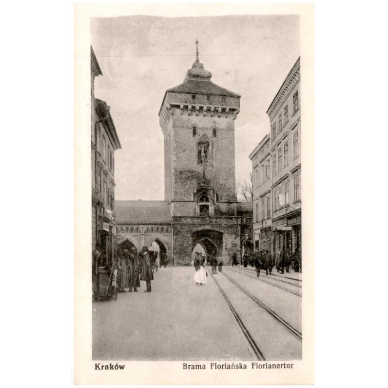 Kraków. Brama Floryańska. Florianertor