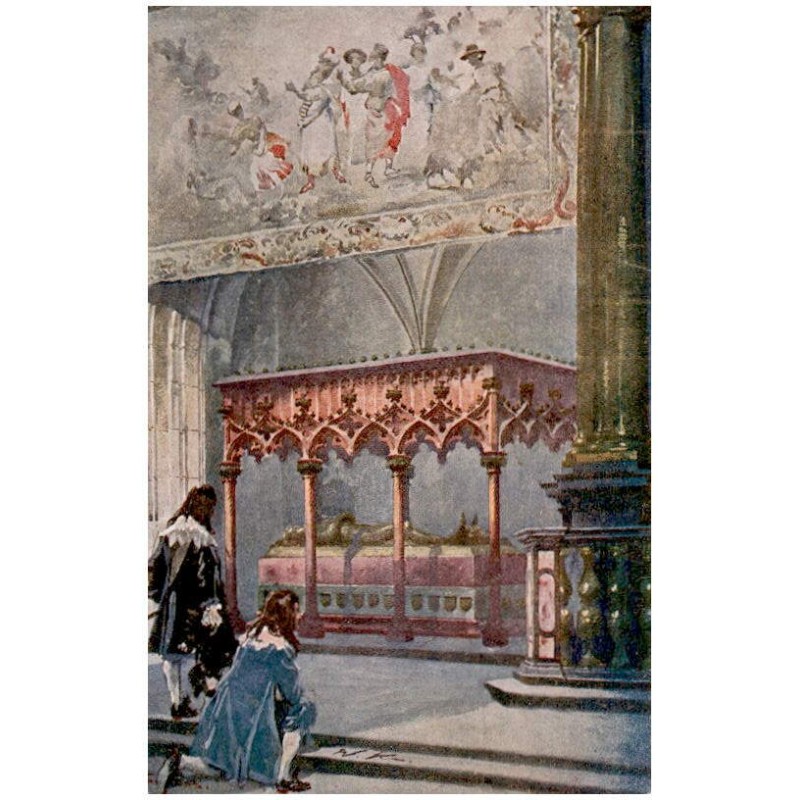 Sarkofag Władysława Warneńczyka. Sarkophag des Königs Ladislaus III. Tombeau de Ladislas III. (tué a Warna). St. Tondos i W. Kos