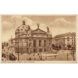 Lwów. Teatr miejski. Léopol. Théatre Municipal