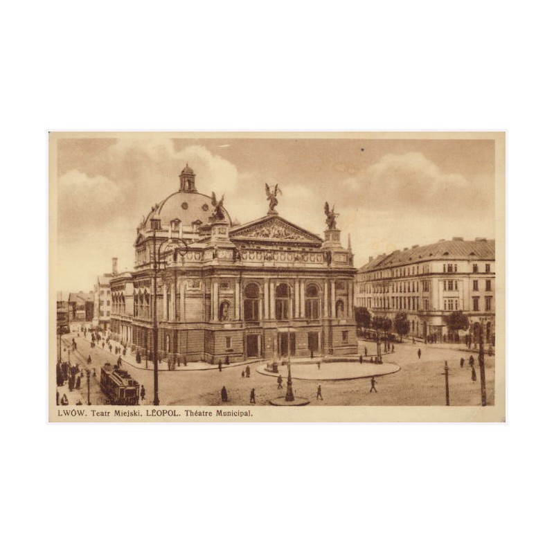Lwów. Teatr miejski. Léopol. Théatre Municipal