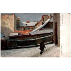 A. Markowicz pinx. Zima w Krakowie. L'hiver a Cracovie.