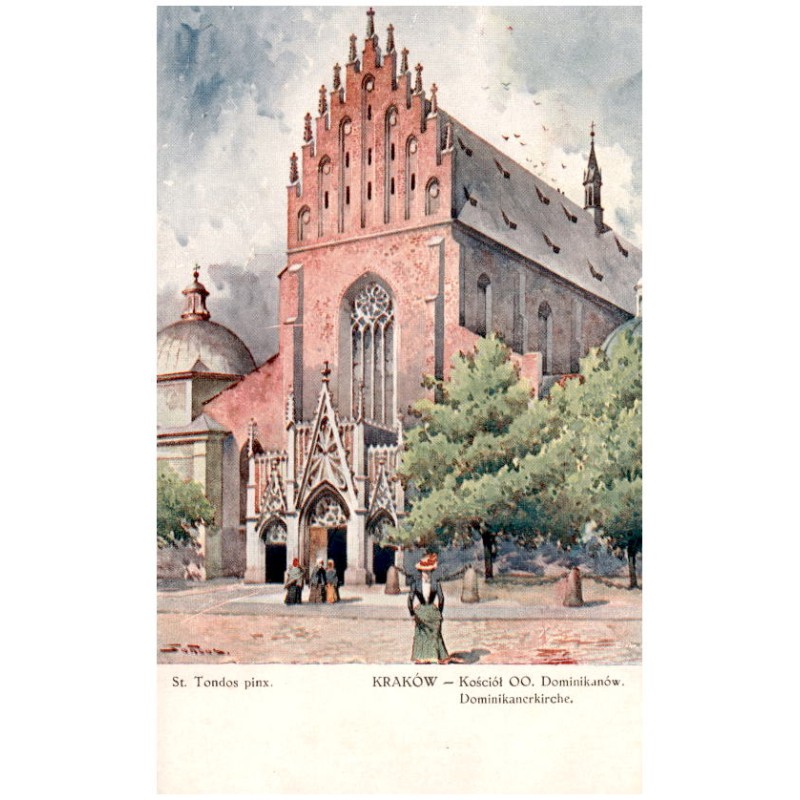 St. Tondos pinx. Kraków - Kościół OO. Dominikanów. Dominikanerkirche.
