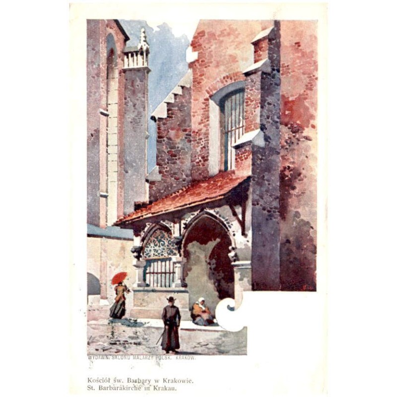 Kościół św. Barbary w Krakowie. St. Barbarakirche in Krakau.