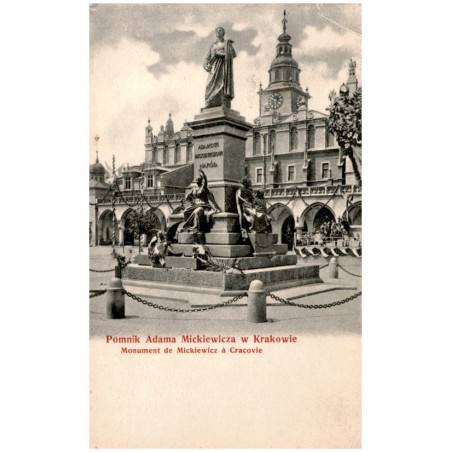 Pomnik Adama Mickiewicza w Krakowie. Monument de Mickiewicz à Cracovie
