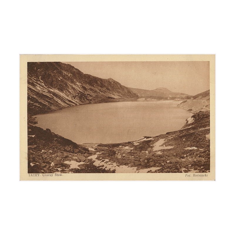 Tatry. Czarny Staw. Fot. Bośniacki