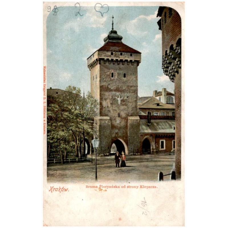 Kraków. Brama Floryańska od strony Kleparza.