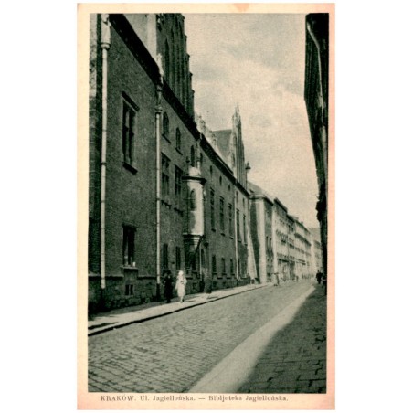 Kraków. Ul. Jagiellońska. - Bibljoteka Jagiellońska.