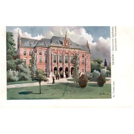 St. Tondos. pinx. Kraków - Uniwersytet Jagielloński. Jagiellonische Universität.