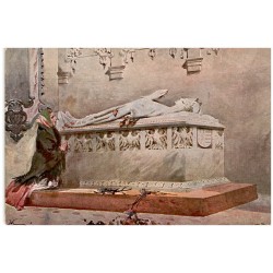 Wawel. - Mal. St. Tondos i W. Kossak. Pomnik królowej Jadwigi. Tombeau de la Reine Hedwige