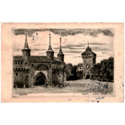 Kraków. Rondel i Brama Floriańska