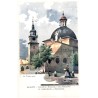 St. Tondos pinx. Kraków - Kościół św. Wojciecha i wieża Ratuszowa. St. Adalbertkirche u. Rathausturm.
