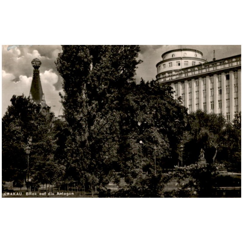 Krakau. Blick auf die Anlagen