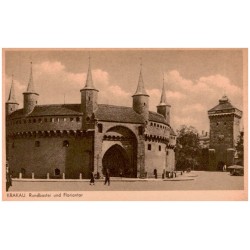 Krakau. Rundbastei und Floriantor