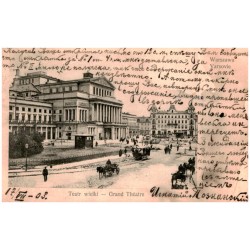 Warszawa. Varsovie. Teatr Wielki - Grand Théatre