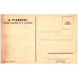 Kościół Św. Krzyża. Jeden z najpiękniejszych zabytków architektury gotyckiej, zbudowany w XIV wieku. / Rewers: A. Piasecki. Fabr