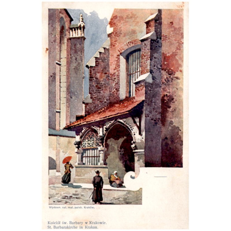 Kościół św. Barbary w Krakowie. St. Barbarakirche in Krakau.