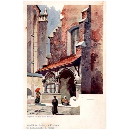 Kościół św. Barbary w Krakowie. St. Barbarakirche in Krakau.